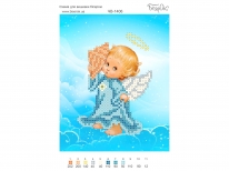 Схема вишивки бісером «Ангел з ракушкою» (A6)