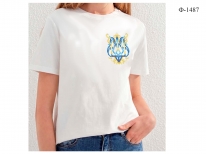 Жіноча футболка під вишивку Фб-1487