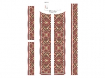 Вставки для чоловічої сорочки «533 Ч» 