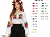 Заготовка женской блузы «Краски лета Б-010»