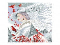 Схема вишивки бісером «Зима іде» (50х50)