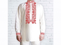 Заготовка чоловічої сорочки для вишивки бісером «Хміль» 