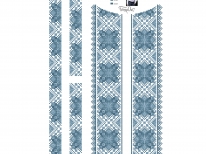 Вставки для дитячої сорочки «с-224 голуба» 