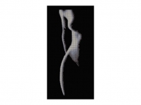 Схема вишивки бісером «Жіночий силует» (30x60)
