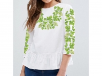 Заготовка  жіночої  блузи «Зелений виноград Б-332»