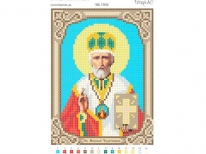 Схема вишивки бісером «Св Миколай» (A6)