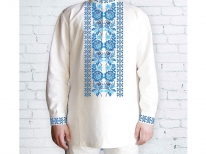 Заготовка чоловічої сорочки «Уквітчана весна 180» 