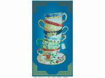 Схема вишивки бісером «Чашки» (30x60)