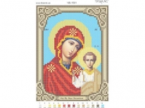 Схема вишивки бісером «МБ Казанська» (A6)